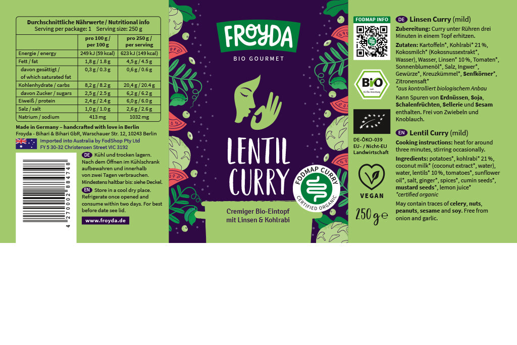 Lentil Curry (Pack of 6)