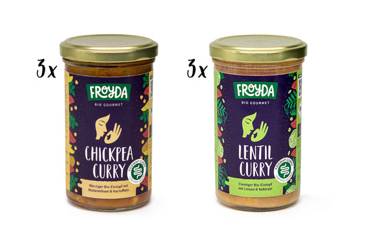 Bio Kombibox Eintöpfe: Kichererbsen, Linsen