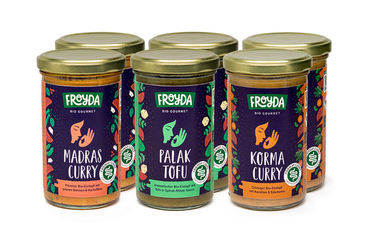 Curry Pack: Madras, Palak Tofu, Korma